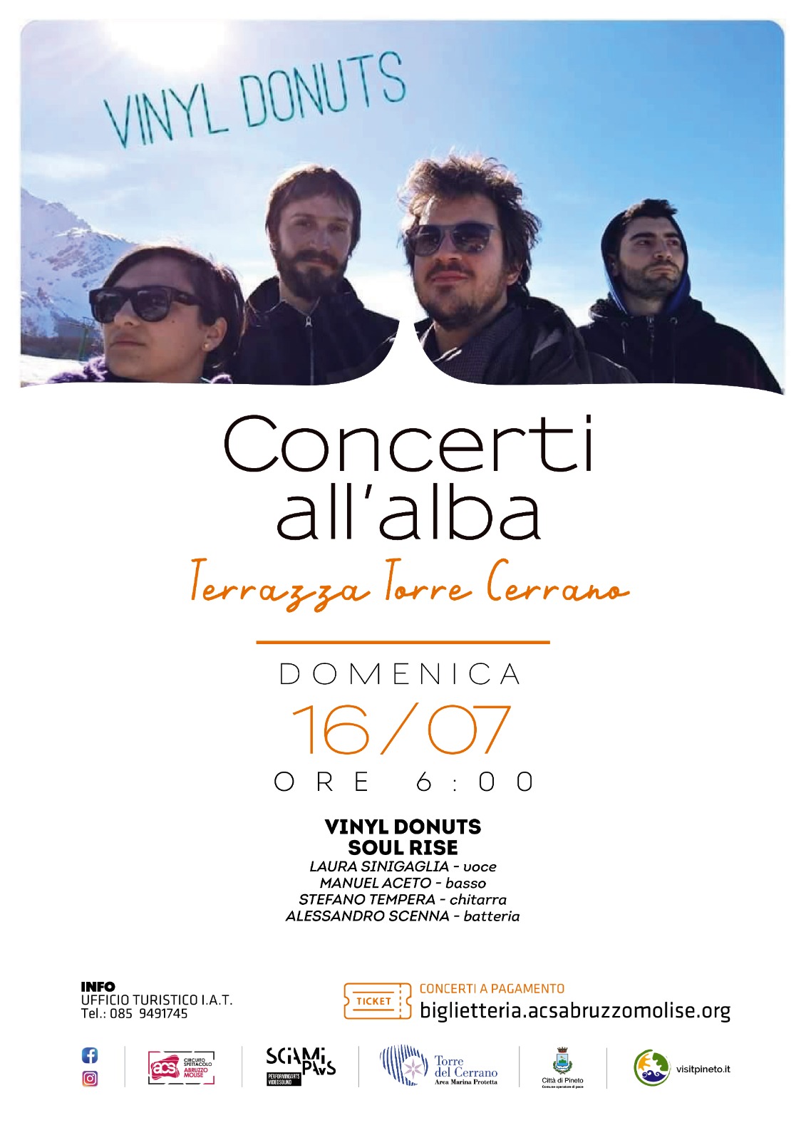 VINYL DONUTS SOUL RISE Concerti all'Alba